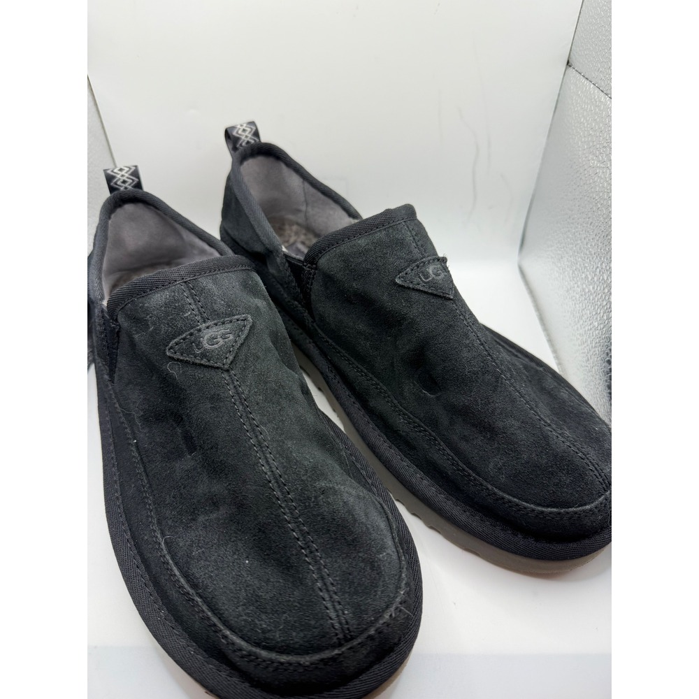 UGG Kenton Black Suede Slip-On Loafers S/N 1113455 Mens 10